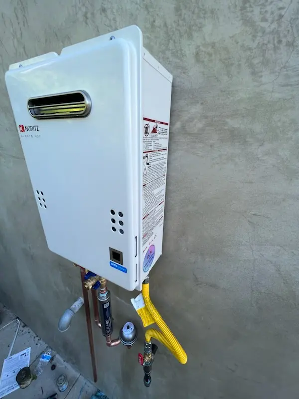 Tankless water heater installation for New Castle homes