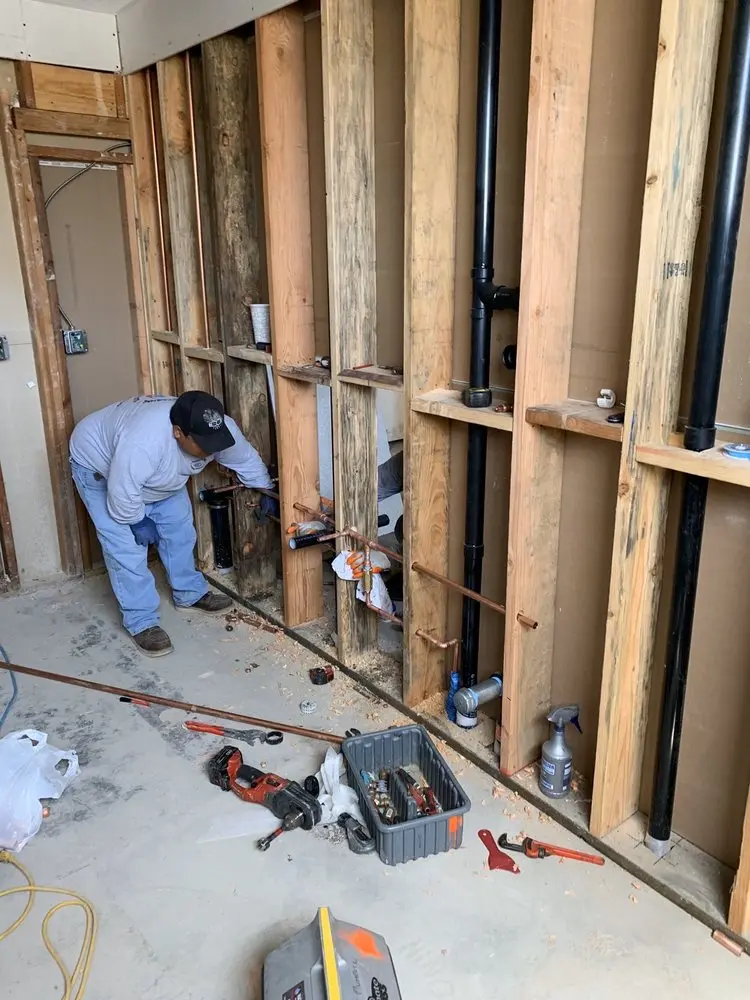 Commercial rough-in plumbing for Commercial Plumbing in New Castle